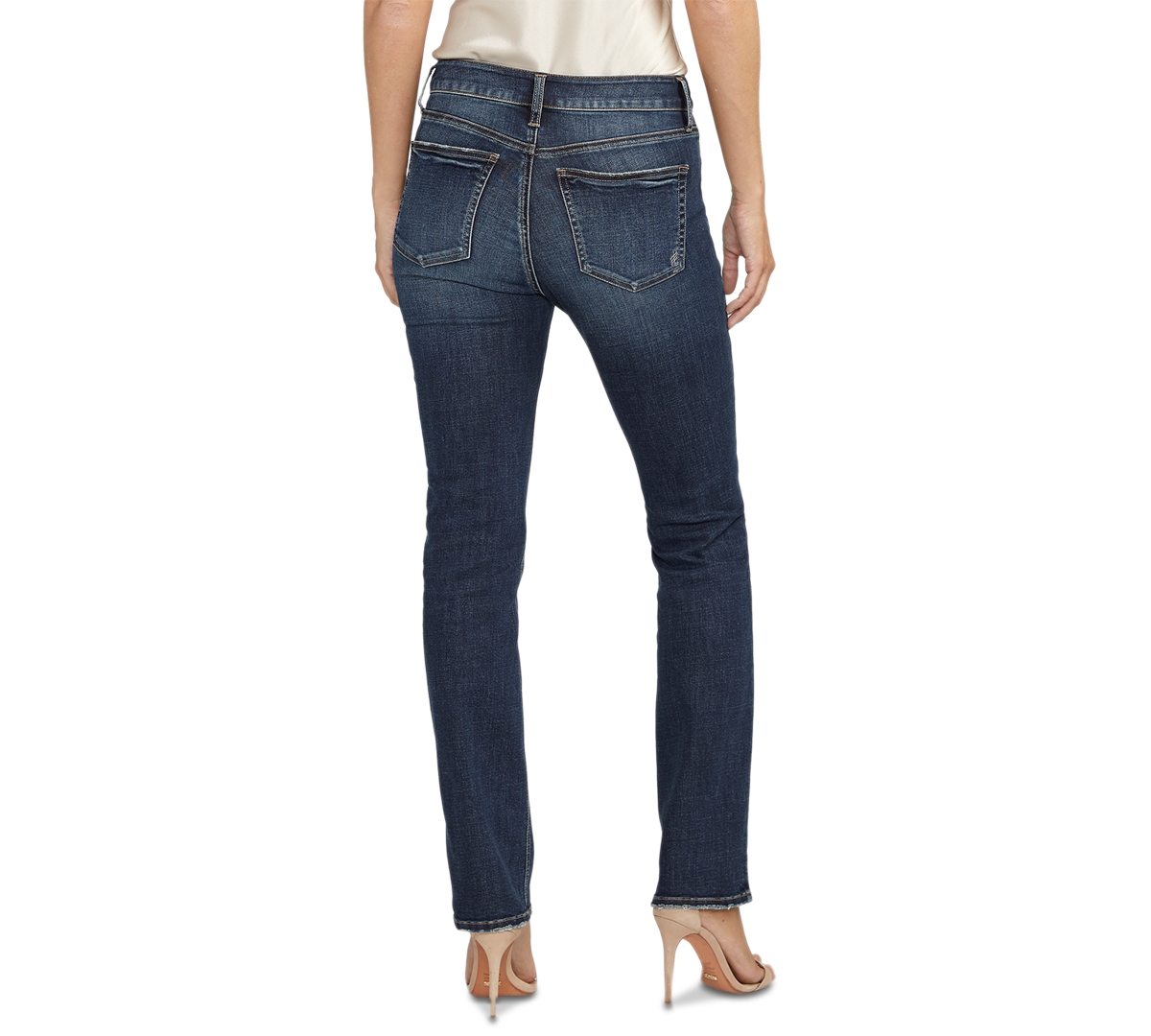 Silver Jeans Co. Women's Suki Curvy-Fit Straight-Leg Jeans