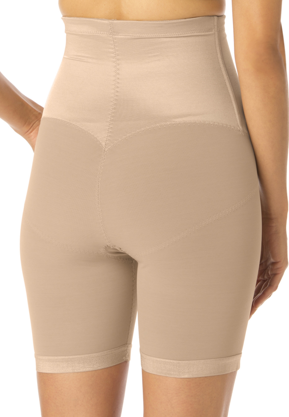Secret Solutions Plus Size Power Shaper Firm Control Long Leg Shaper