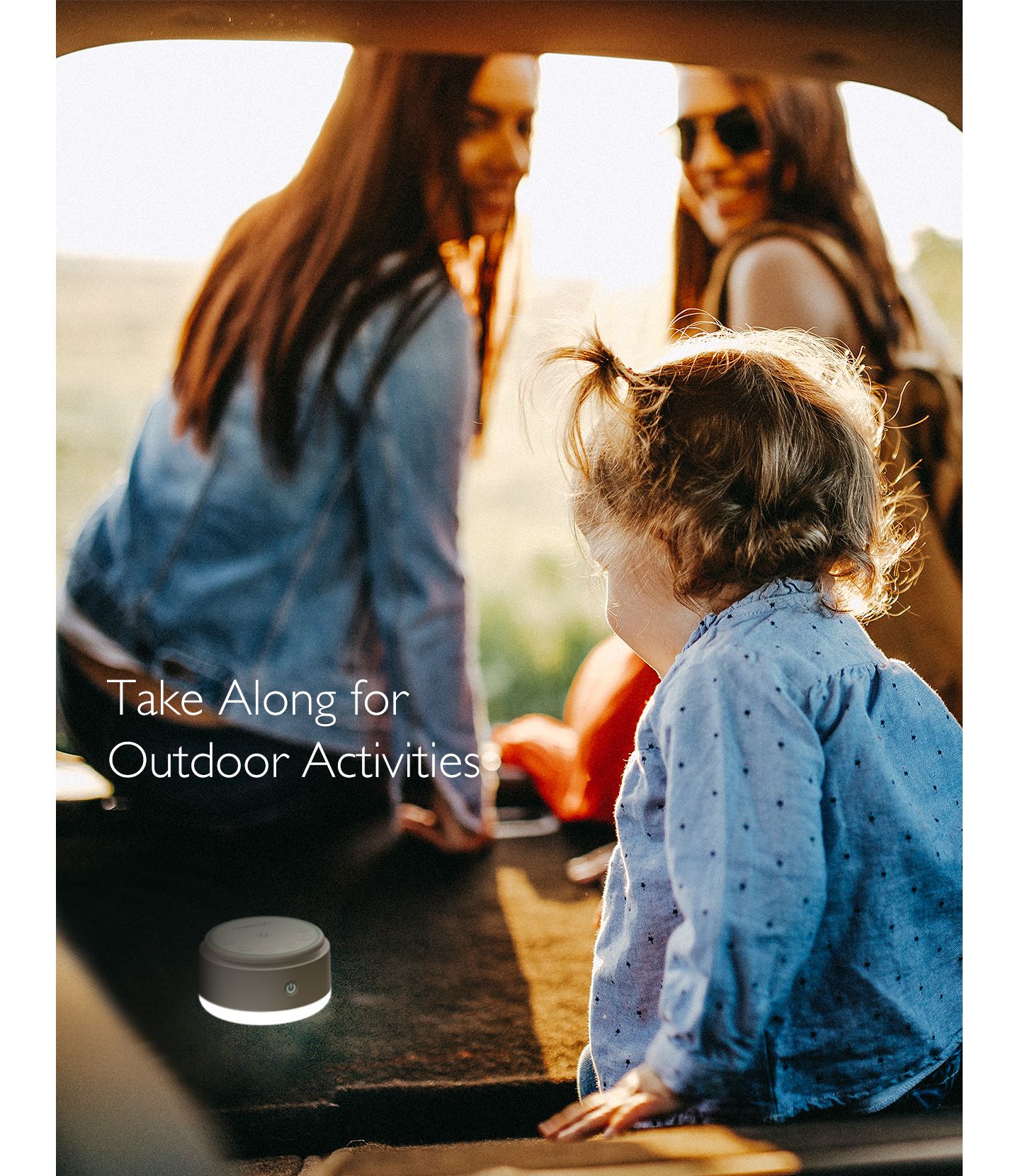 Momcozy Portable White Noise Machine with 20 Soothing Sounds, цвет: Белый — фото 5