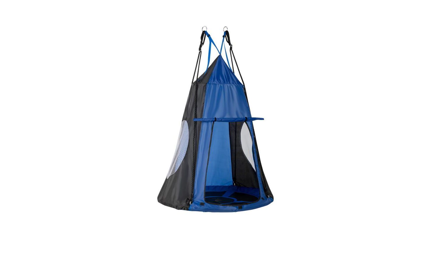Boys 2-in-1 40 Inch Hanging Chair Detachable Swing Tent