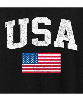 Usa Flag Plus Size Graphic T-Shirt