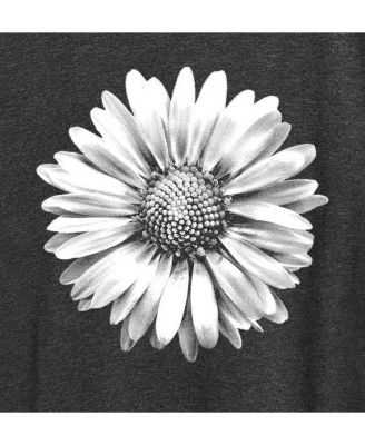White Daisy Plus Size Graphic T-Shirt