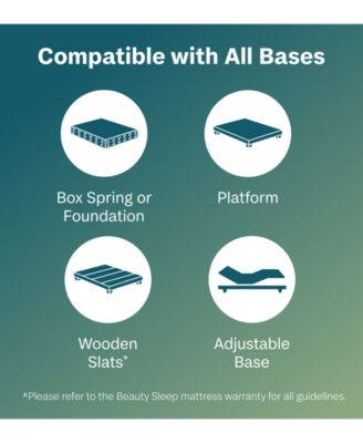 BeautySleep Dream Weaver 13.75" Plush Mattress Set - King