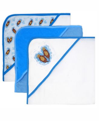 Baby Boys and Baby Girls 8 Piece Hooded Bath Towel and Wash Cloth Set