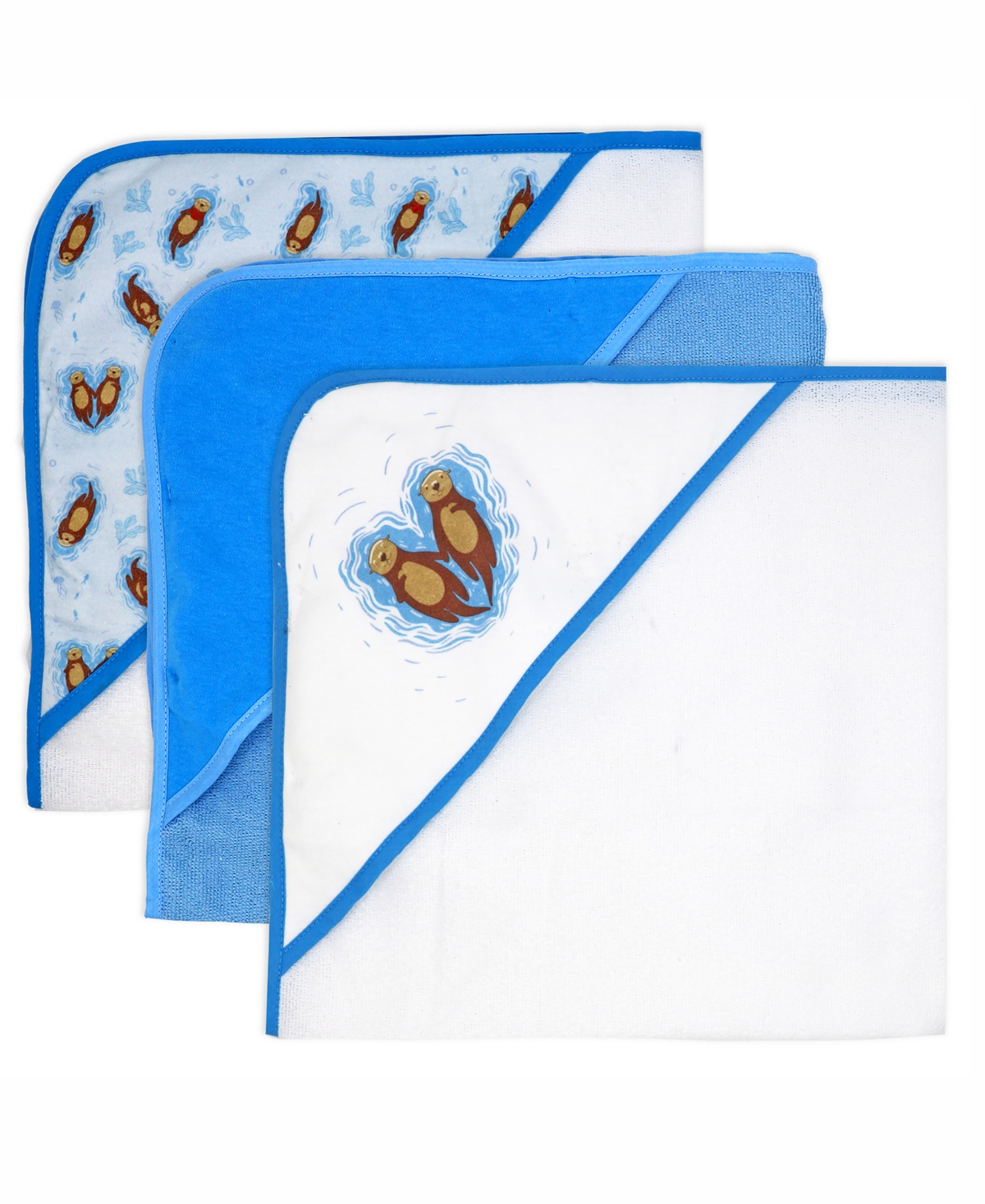 Tendertyme Baby Boys and Baby Girls 8 Piece Hooded Bath Towel and Wash Cloth Set