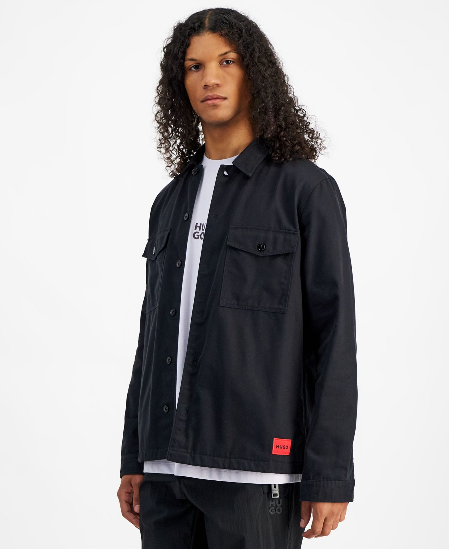 Men's Oversized-Fit Shirt Jacket
