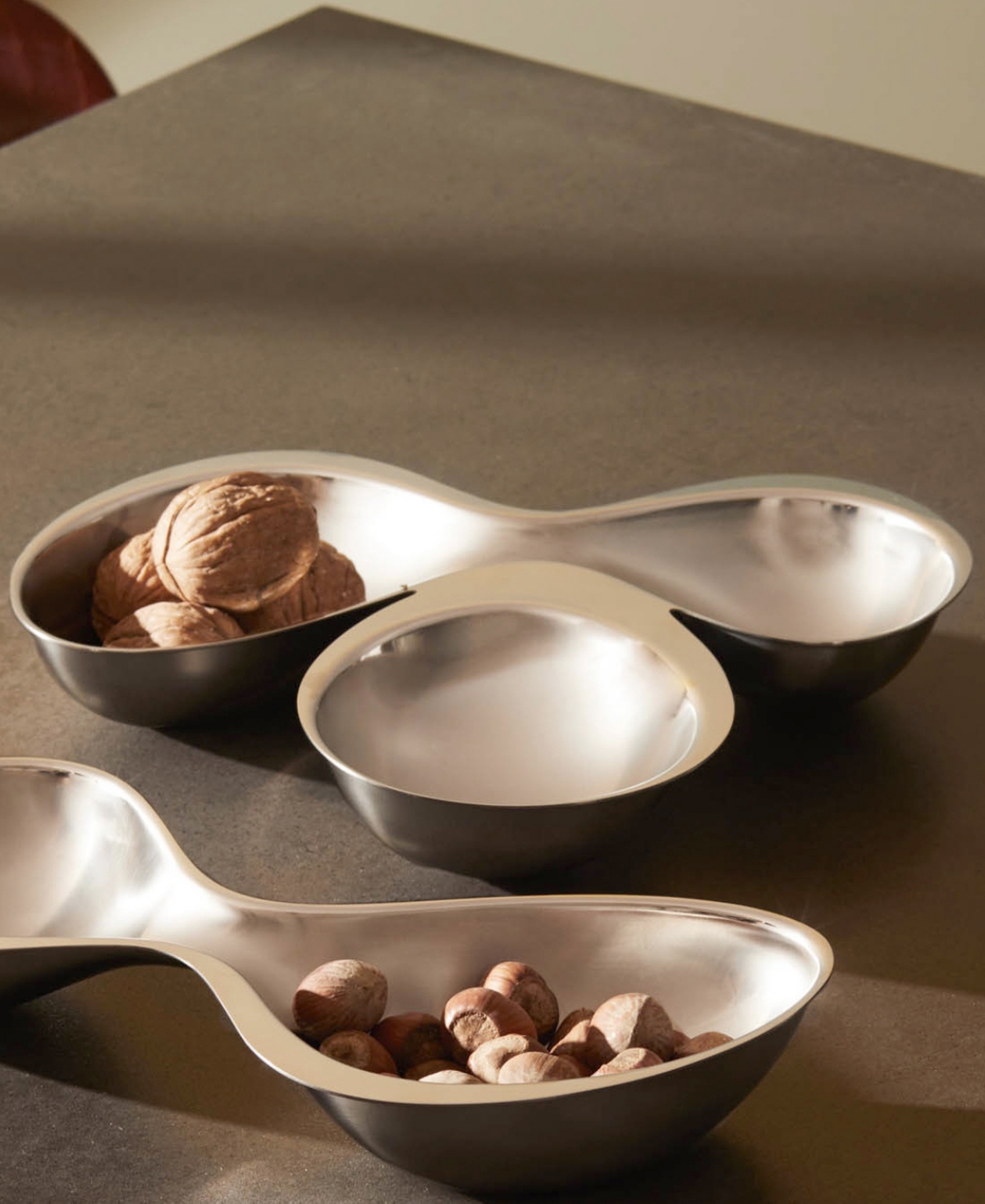 Alessi Hors D'oeuvre Containers By Ron Arad In Silver