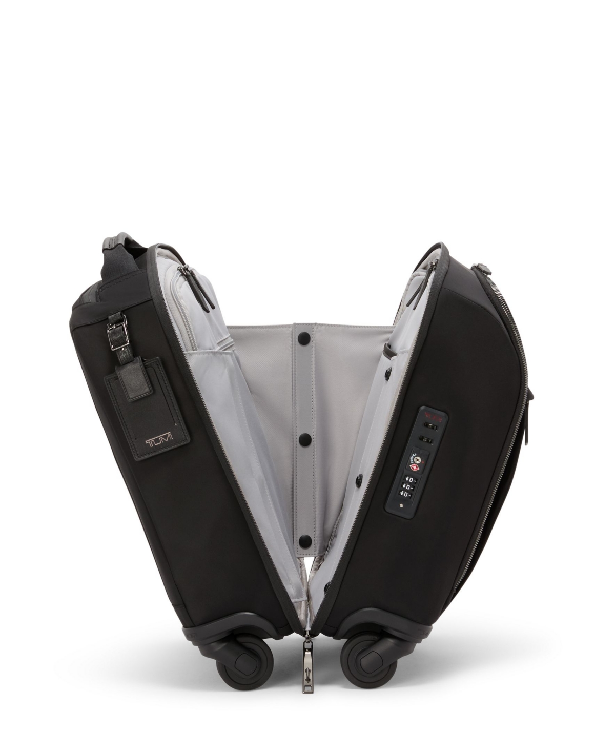 Tumi Voyageur Leger Compact Carry-on In Black,gunmetal