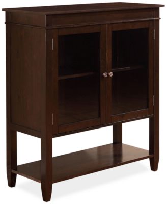 Simpli Home - Medium Storage Cabinet , Direct Ship