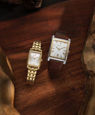 Men's Sutton Brown Leather Strap Watch 29mm