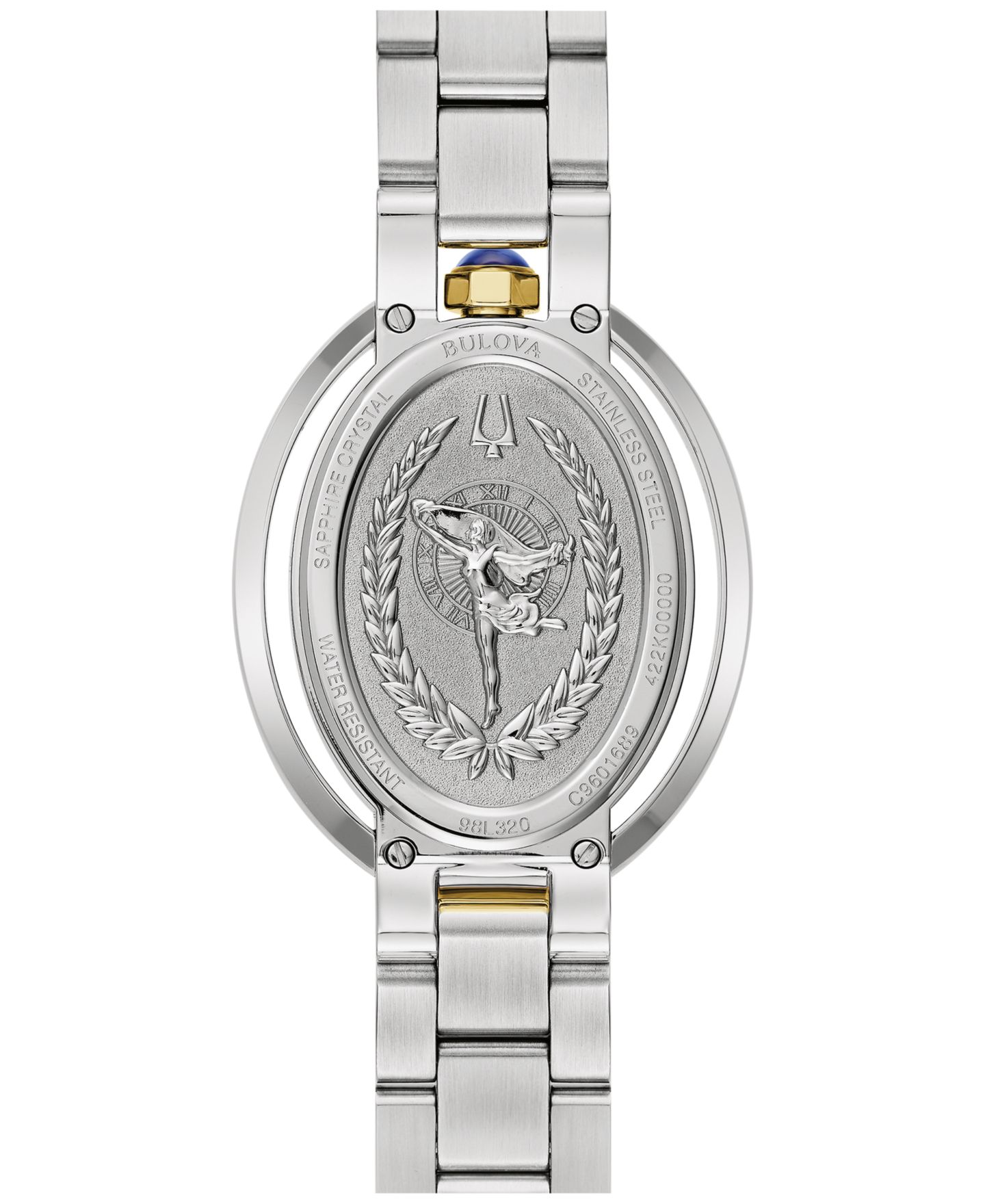 Женские часы Bulova Rubaiyat Two-Tone Stainless Steel Bracelet Watch 29mm — фото 4