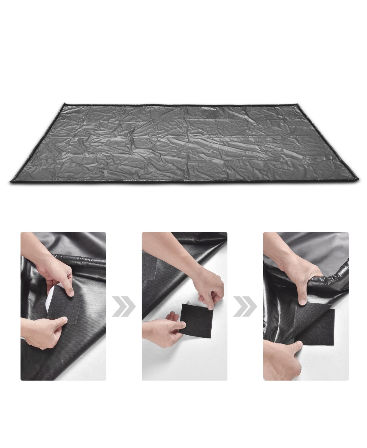 Yescom Garage Floor Mat Containment Mat for Suv Snow Mud Rain Compact Size 8'6