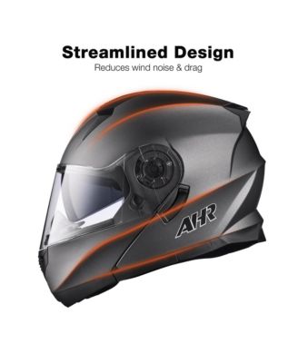 RUN-M3 Modular Flip Up Helmet Full Face Dual Visor DOT Motorcycle Bike S