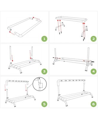 7 Seven Holder Multi Guitar Folding Stand Band Stage Bass Acoustic Guitar Display Rack