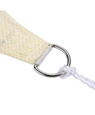 2 Pack 20 Ft 97% UV Block Triangle Sun Shade Sail Canopy Cover Net Outdoor Patio