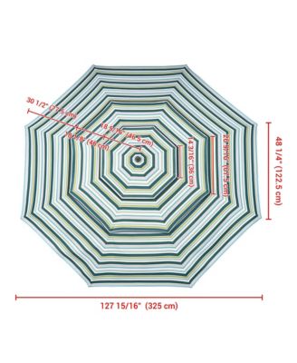 3-Tier Patio Umbrella Replacement Canopy Market Table Top Outdoor Deck