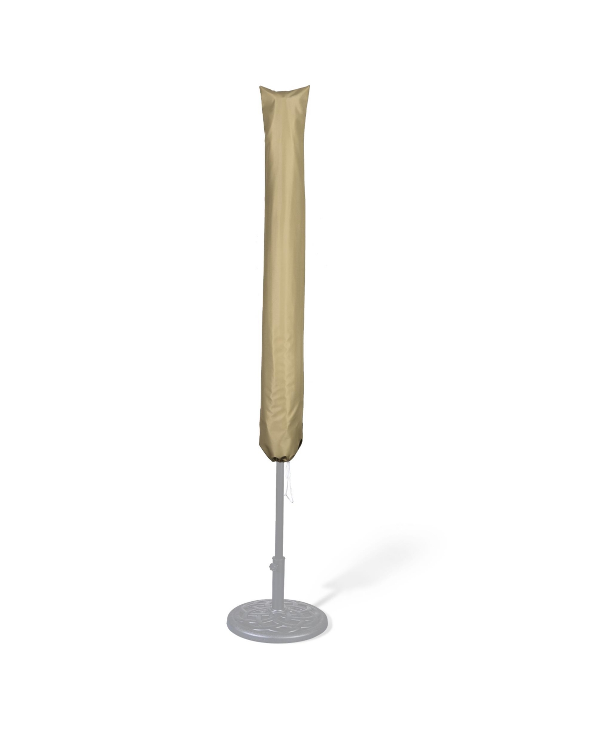 10 Ft 3 Tier Patio Umbrella with Protective Cover Crank Push to Tilt Poolside