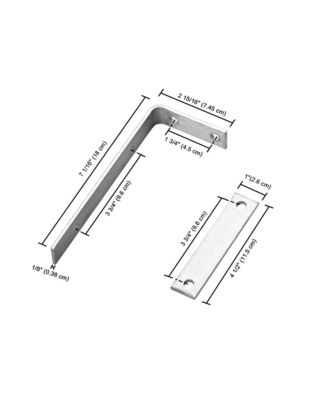Universal Mounting Hardware Bracket Accessories Kit for Car Awning Shelter