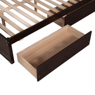 Twin Over Full Bunk Bed with Storage