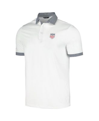 Men's White USMNT Thomas Performance Polo Shirt