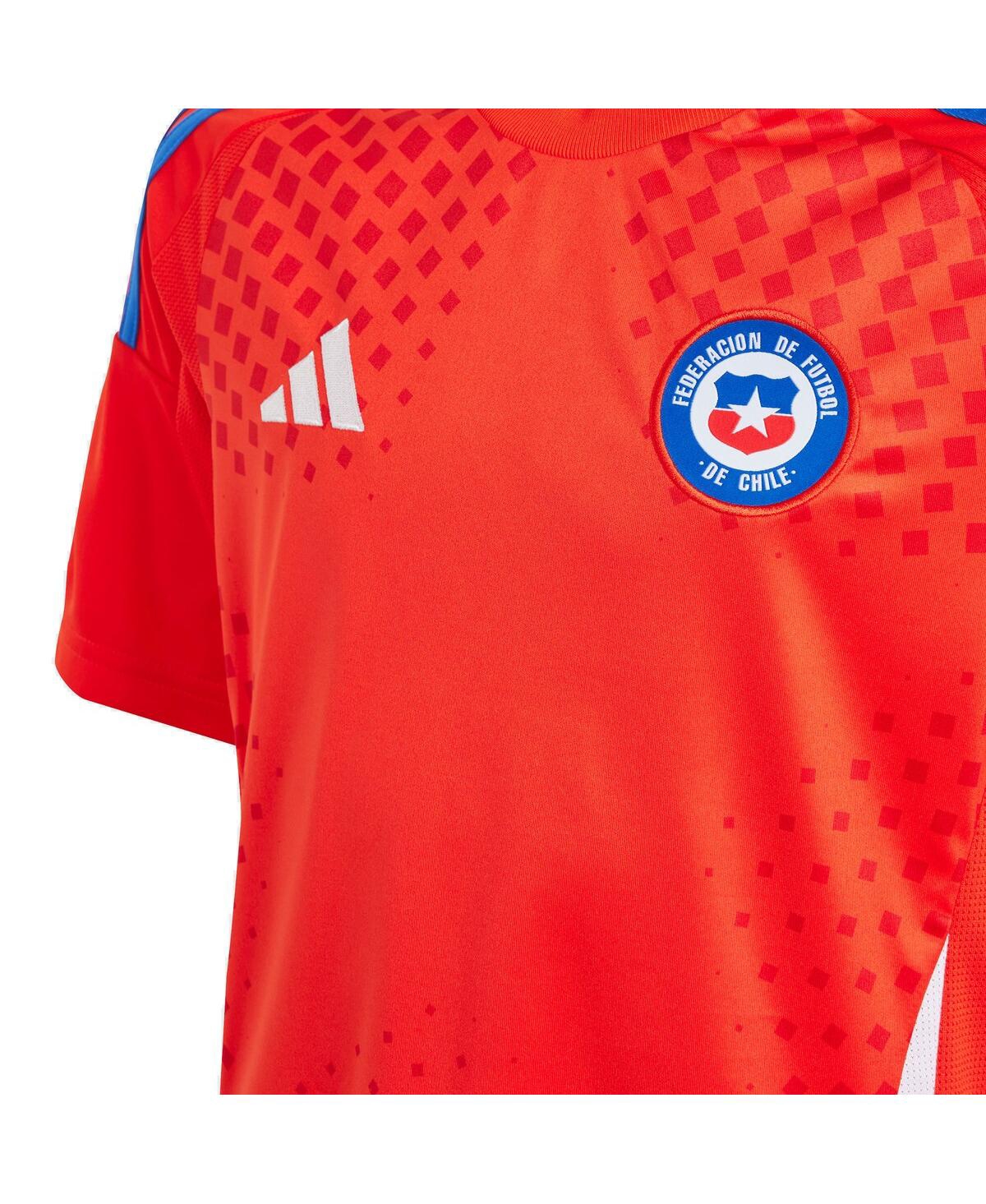 Adidas Big Boys and GirlsChile National Team 2024 Home Replica Jersey - Red