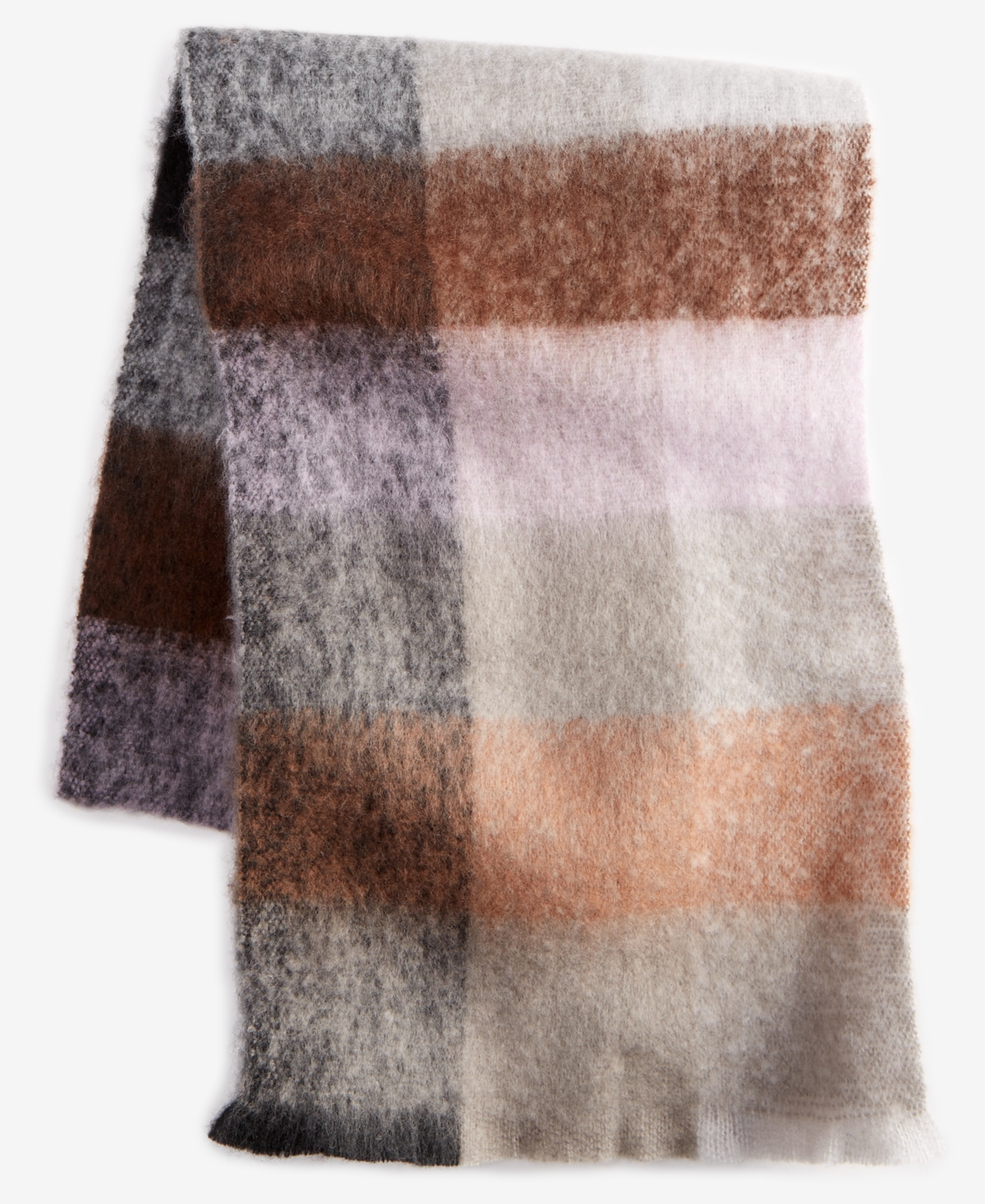 On 34th Women's Oversized Brushed Colorblocked Scarf, Created for Macy's
