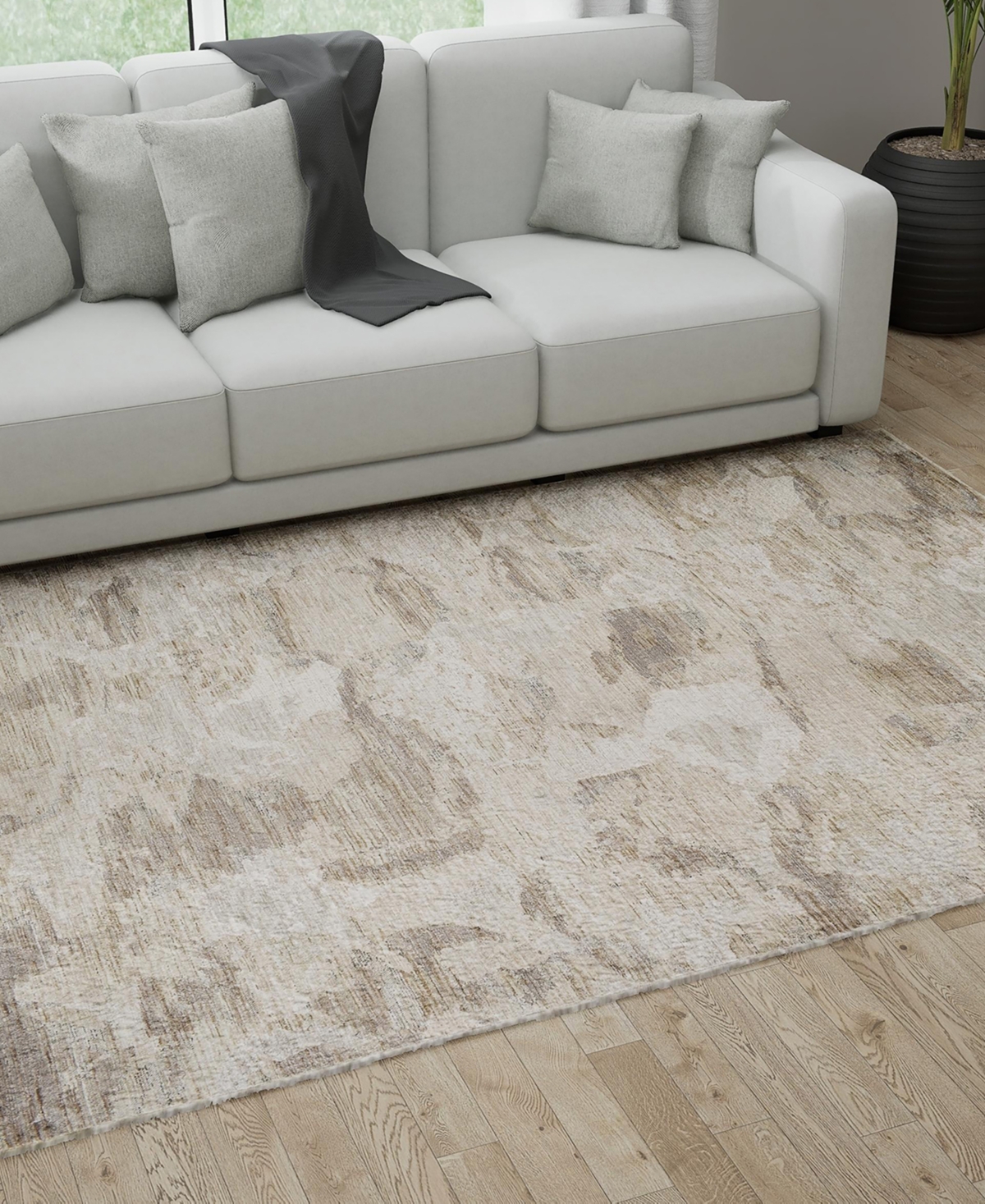 KM HOME CASTILLE CSL312 8'X10' AREA RUG 