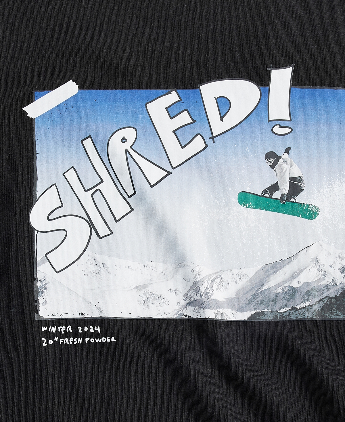 Epic Threads Little & Big Boys Long-Sleeve Shred Graphic T-Shirt, Created for Macy's