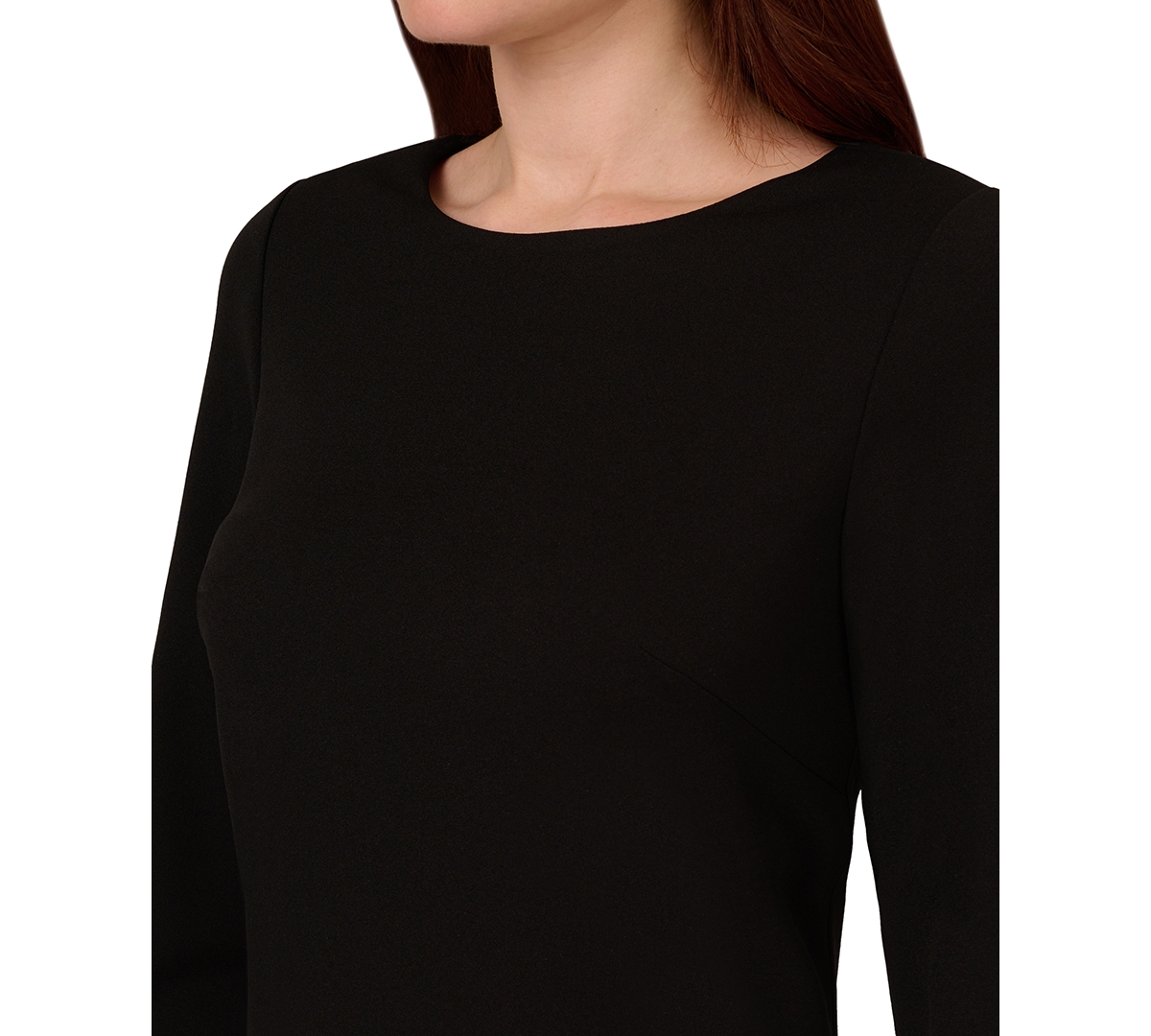 Adrianna Papell Women's 3D-Cuff 3/4-Sleeve Dress
