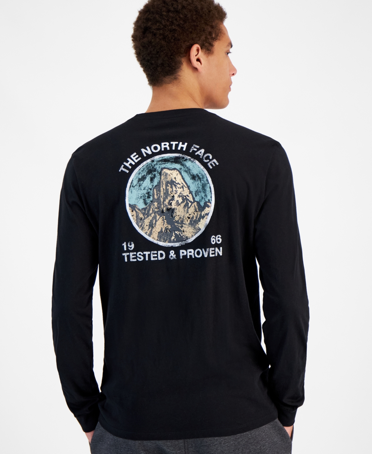 The North Face Men's Mountain Tested Graphic Long-Sleeve T-Shirt