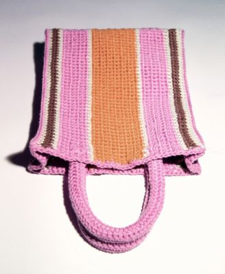 Women's Crochet Shopper Bag
