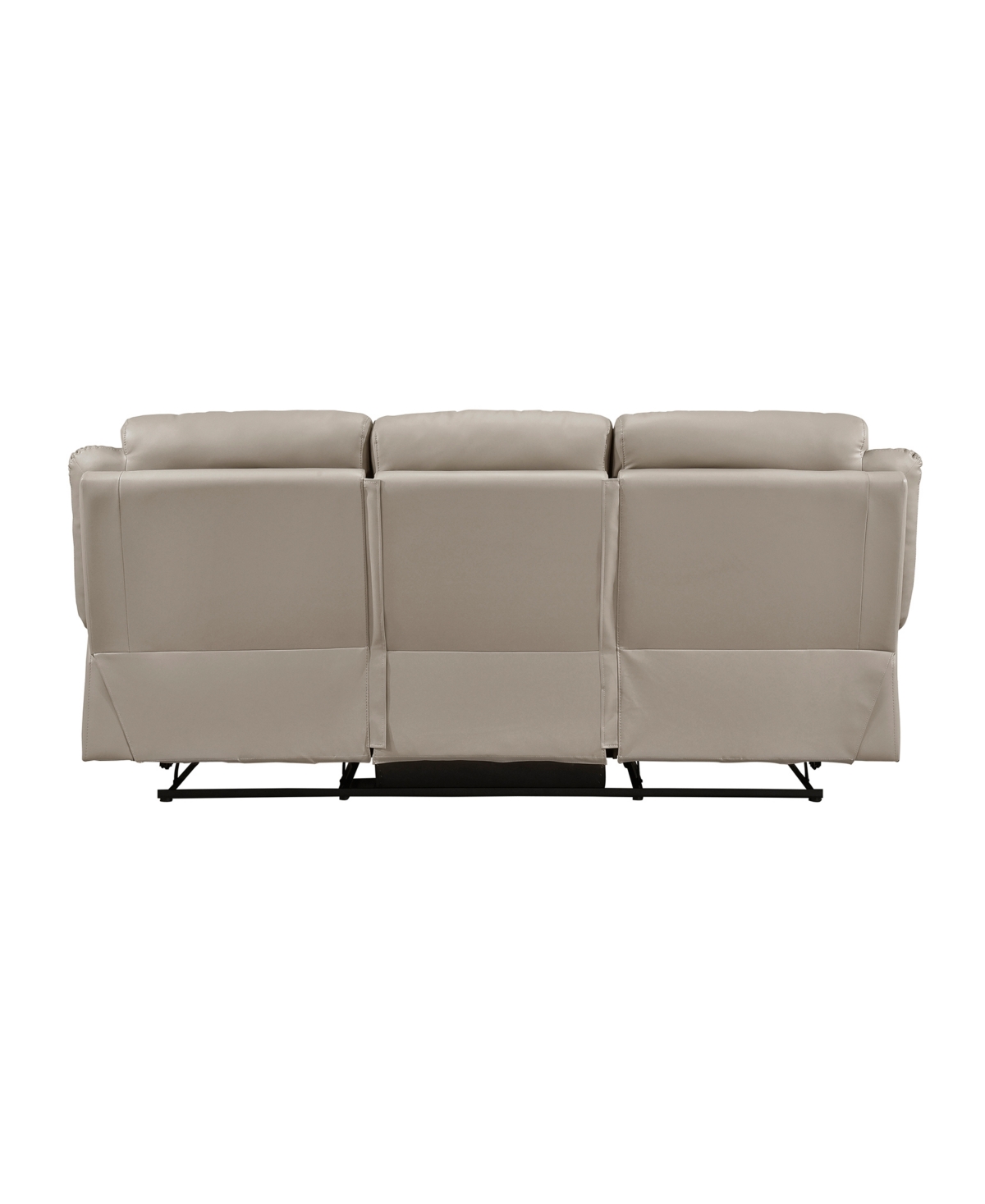 Shop Homelegance White Label Corvallis 87" Double Reclining Sofa In Latte