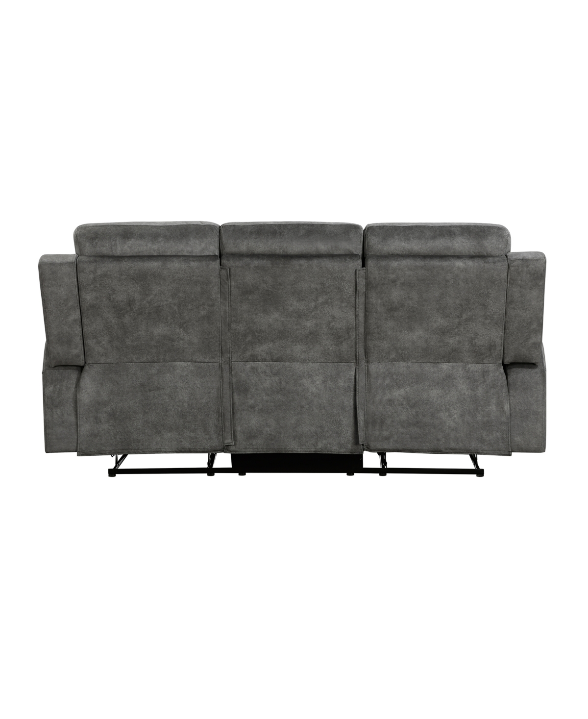 Shop Homelegance White Label Pagosa 80" Double Reclining Sofa In Brownish Gray