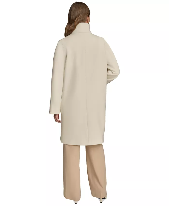 Women's Stand-Collar Single-Breasted Coat - thumbnail 5