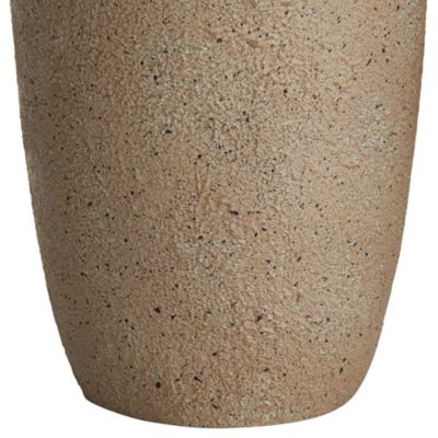 25 1/2" High Farmhouse Rustic Coastal Table Lamps Set of 2 Beige Oatmeal Shade Living Room Bedroom Bedside Nightstand