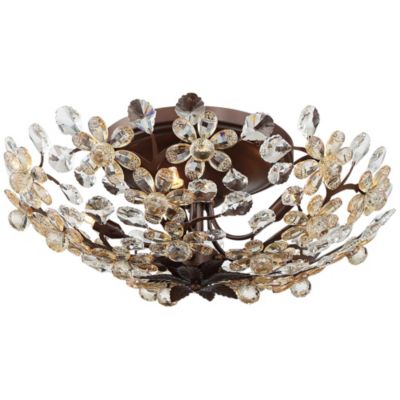 Blooms Semi Flush-Mount Ceiling Light with 5-Light Vintage Fixture