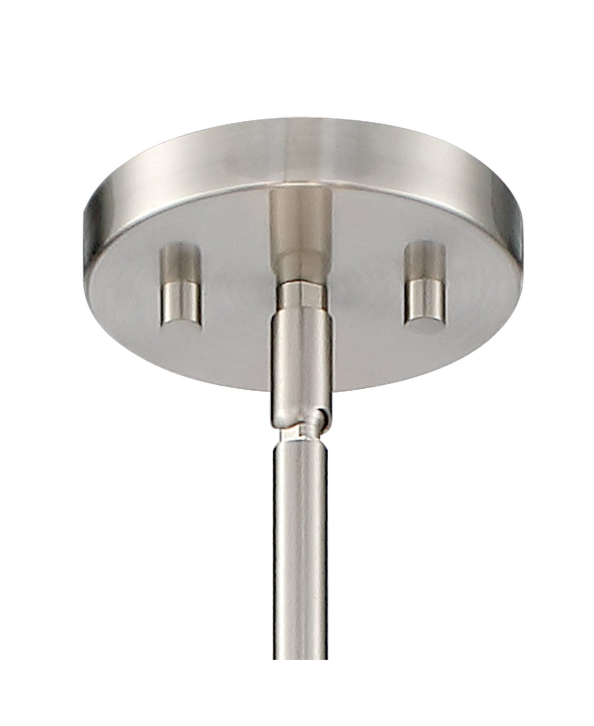 Possini Euro Design Adriana Brushed Nickel Finish Pendant Light Wide Modern Glass Off White Linen Drum Shade 4-Light Fixture for Dining Room House
