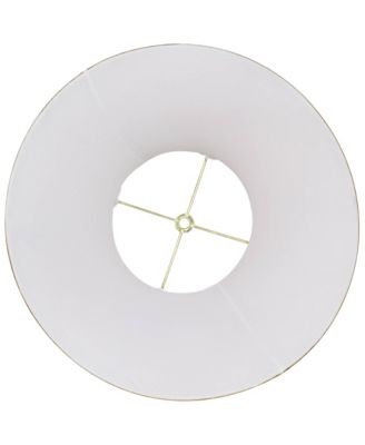 Coppery Gold Medium Bell Lamp Shade 7" Top x 14" Bottom x 11" Slant x 10.5" High (Spider) Replacement with Harp and Finial