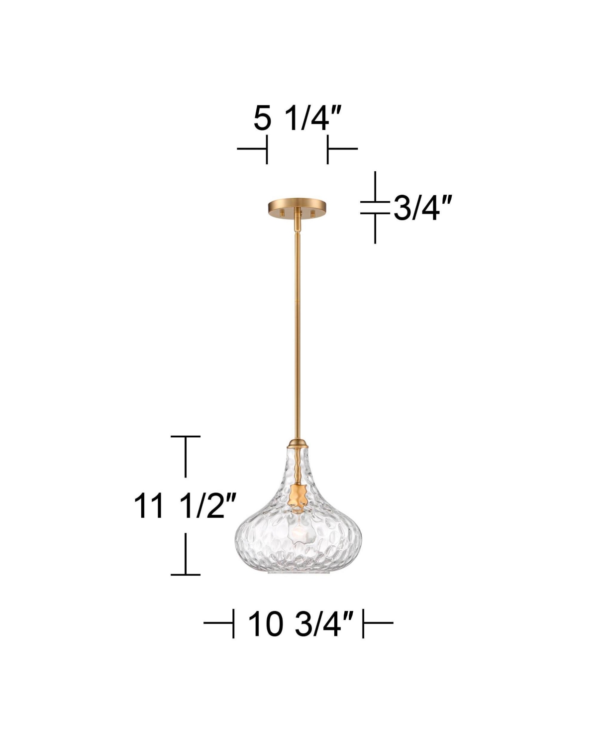Cora PlatedMini Pendant Lighting 11 1/2