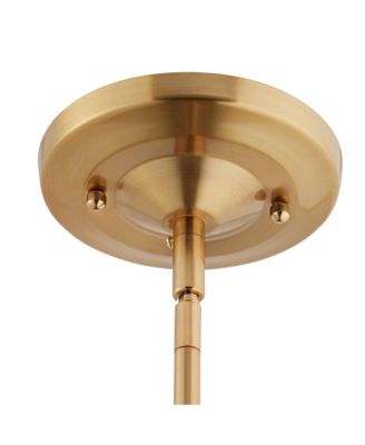 Soft Gold 6" Wide Clear Glass Shade Farmhouse Industrial Rustic Fixture Mini Pendant