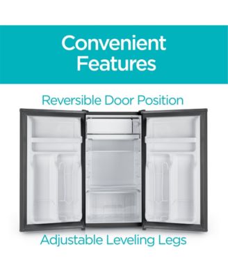 3.2 cu.ft.. Ref / Freeze 1 Door - Black