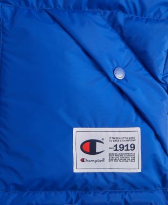 Men's Solid-Color Quilted Puffer Vest