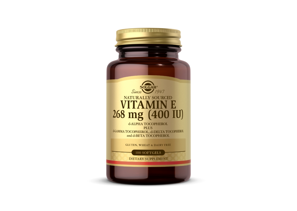 Solgar Vitamin E Mixed (d-Alpha Tocopherol and Mixed Tocopherols), 400 Iu, 100 S Gels
