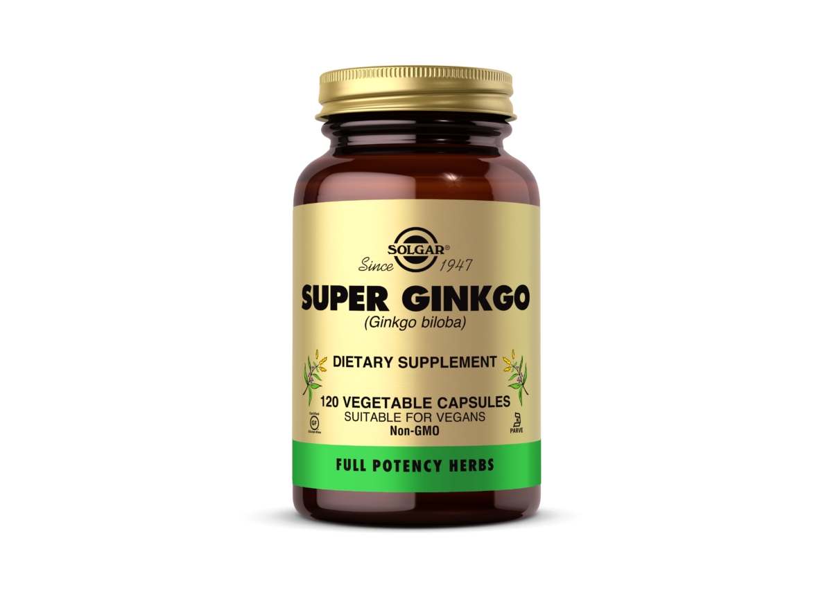 Solgar Fp Super Ginkgo, 60 Mg, 120 V Caps