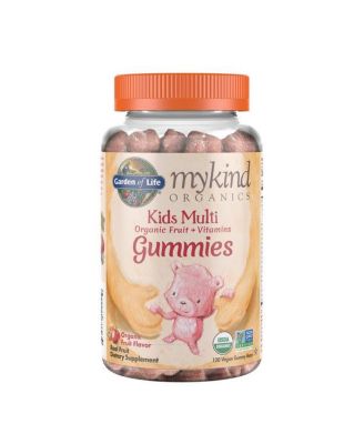 Garden of Life Mykind Organics Kids Multi Gummies, Organic Fruit 120 Chews
