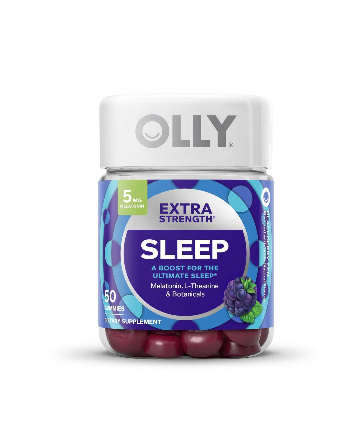 Extra Strength Sleep Gummies Blackberry, 50 Count