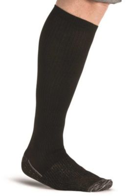 Men's Over-The-Calf Compression Silver Socks