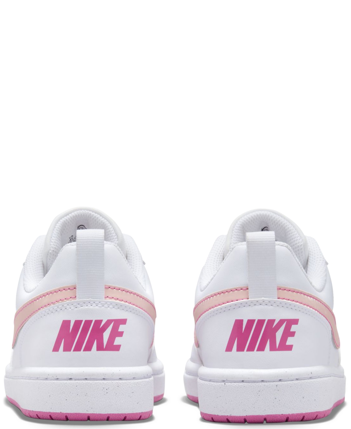 Nike Big Girls' Court Borough Low Recraft Casual Sneakers from Finish Line -Arctic Coral