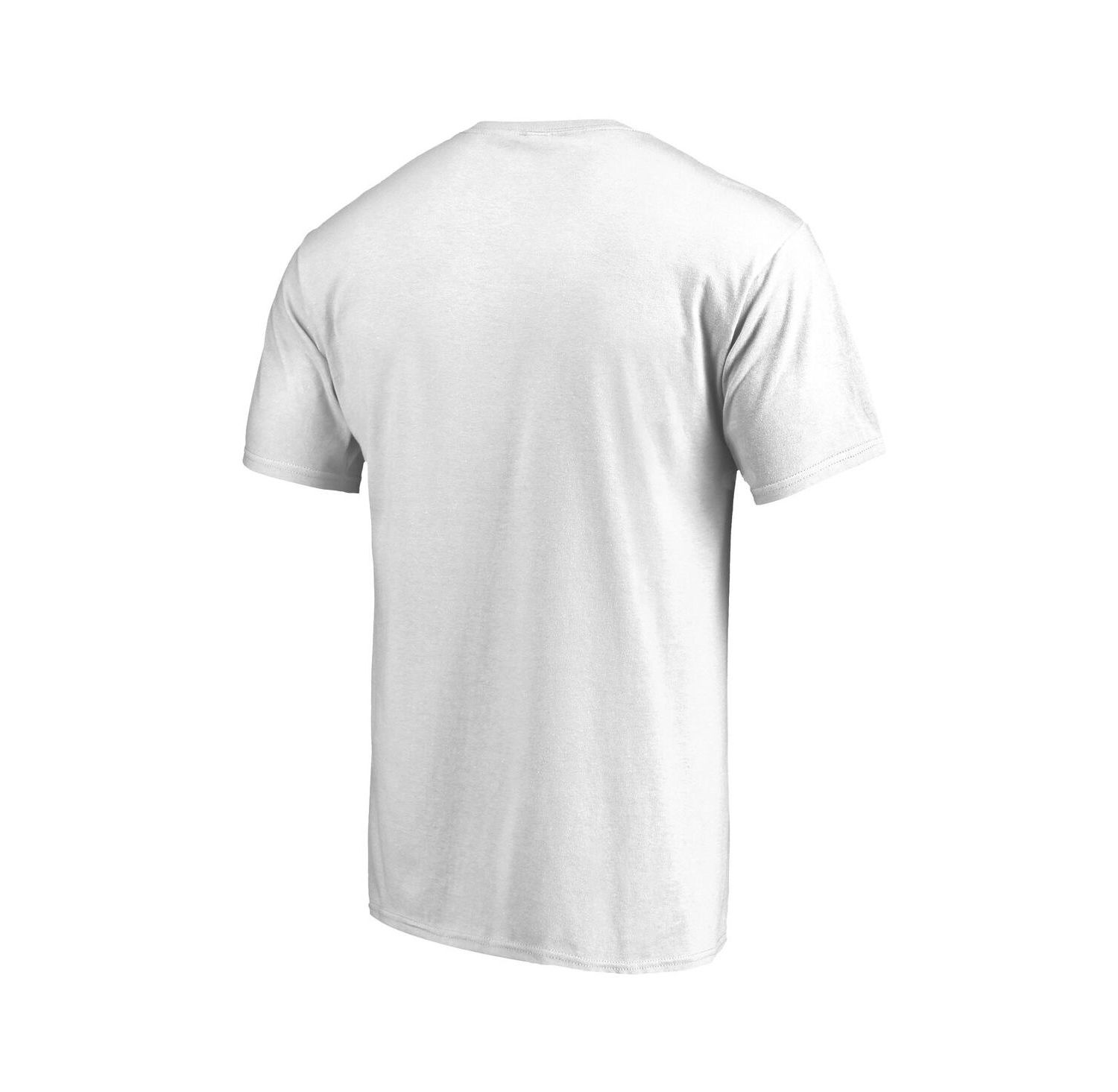 Men's White Chicago Bulls Primary Wordmark T-Shirt
