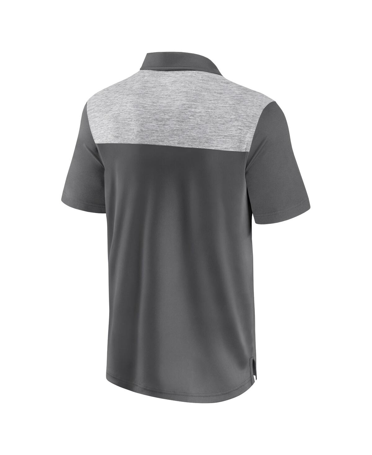 Fanatics Men's Gray Kentucky Wildcats Long Shot Polo Shirt In Gray,heather Gray